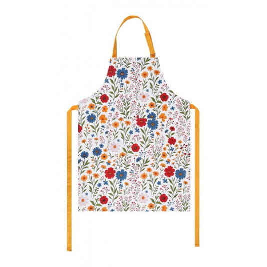 Cotton Apron Wild Flowers