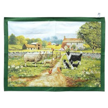 Collie & Sheep Pot Tea Towel