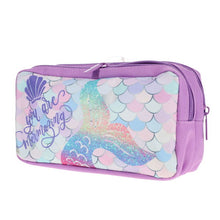 Pencil Case Twin Zip Mermaid