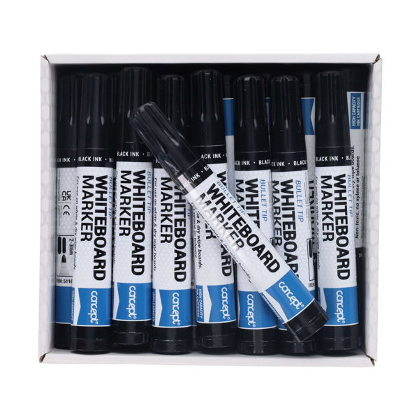 Whiteboard Marker Bullet Tip Concept