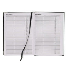 2027 A5 Diary Page A Day Black