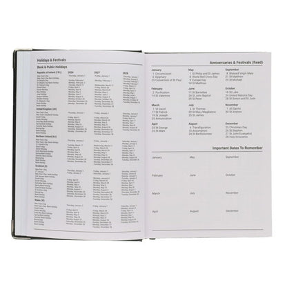 2027 A5 Diary Page A Day Navy
