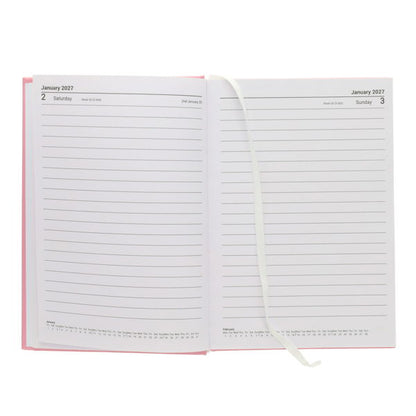 2027 A5 Diary Page A Day Premto Pastel