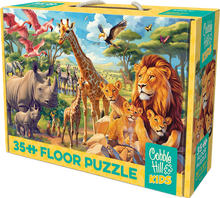 Cobble Hill African Plains 35pce Floor Puzzle