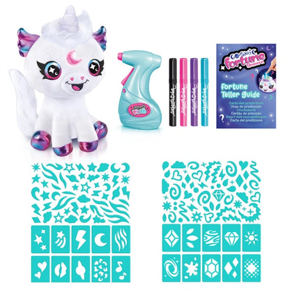 Airbrush Plush Light Up Cosmic Unicorn