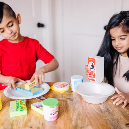 Melissa & Doug Wooden Fridge Food