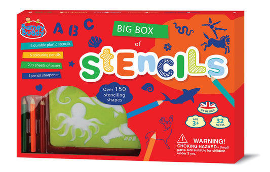 Big Box of Stencils Red