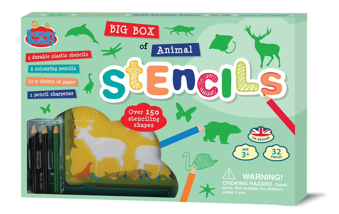 Big Box of Stencils Animals