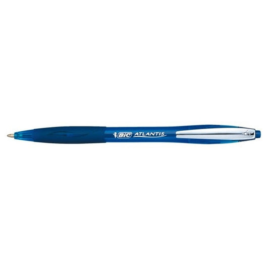 Bic Atlantis Soft Grip Ballpoint 1.0 Blue