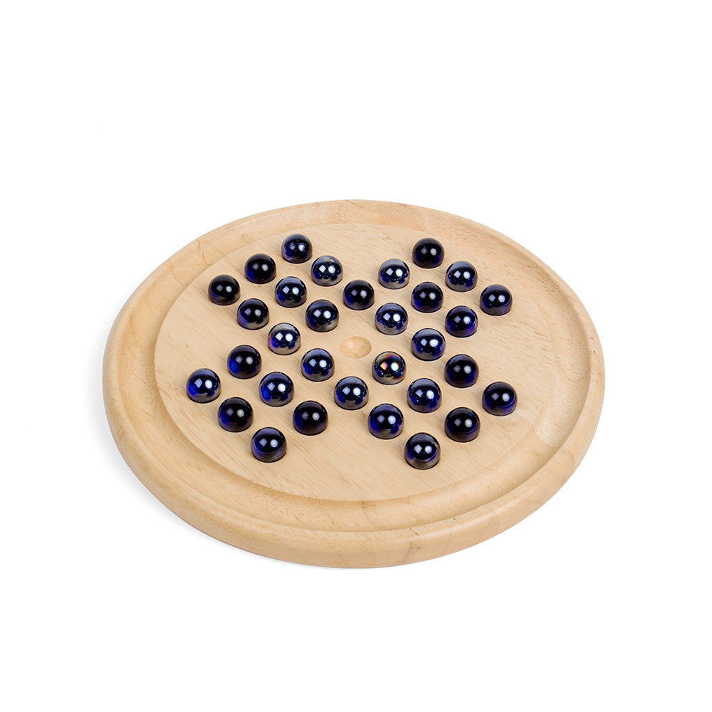 Wooden Marble Solitaire