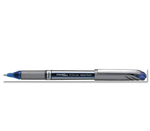 Pentel Energel 0.7mm Blue Metal Tip