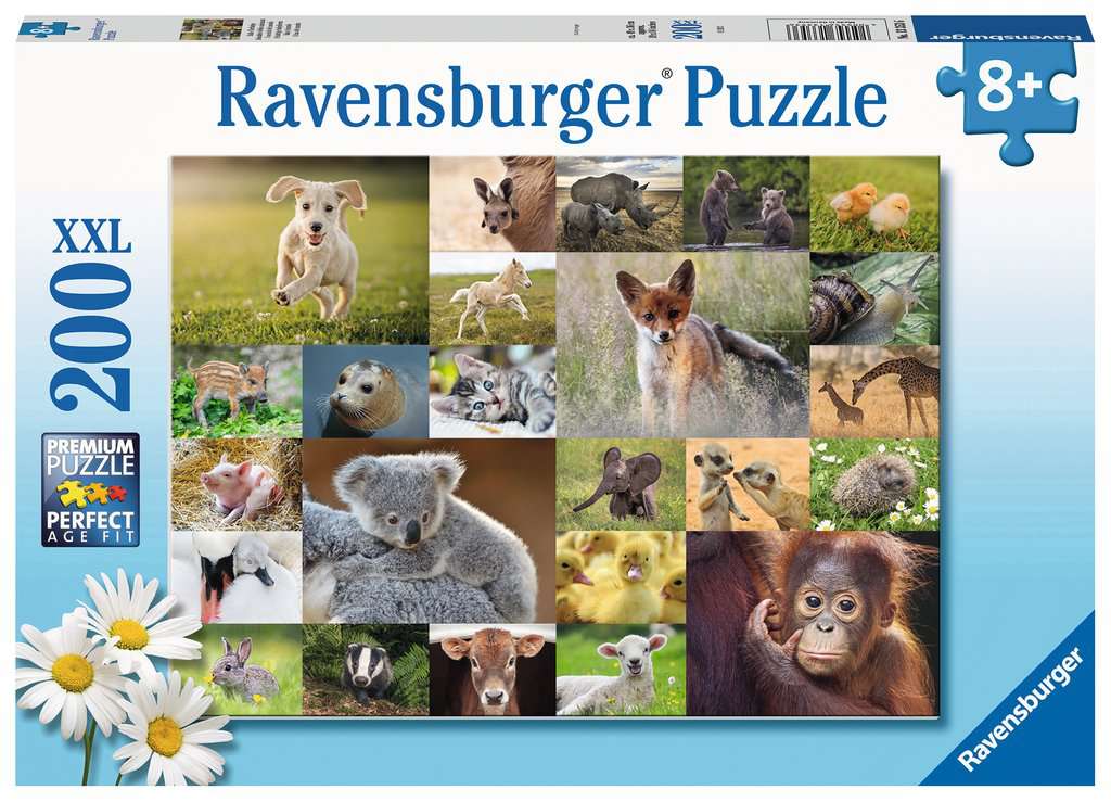 Ravensburger Baby Animals 200 Piece XXLJigsaw Puzzle