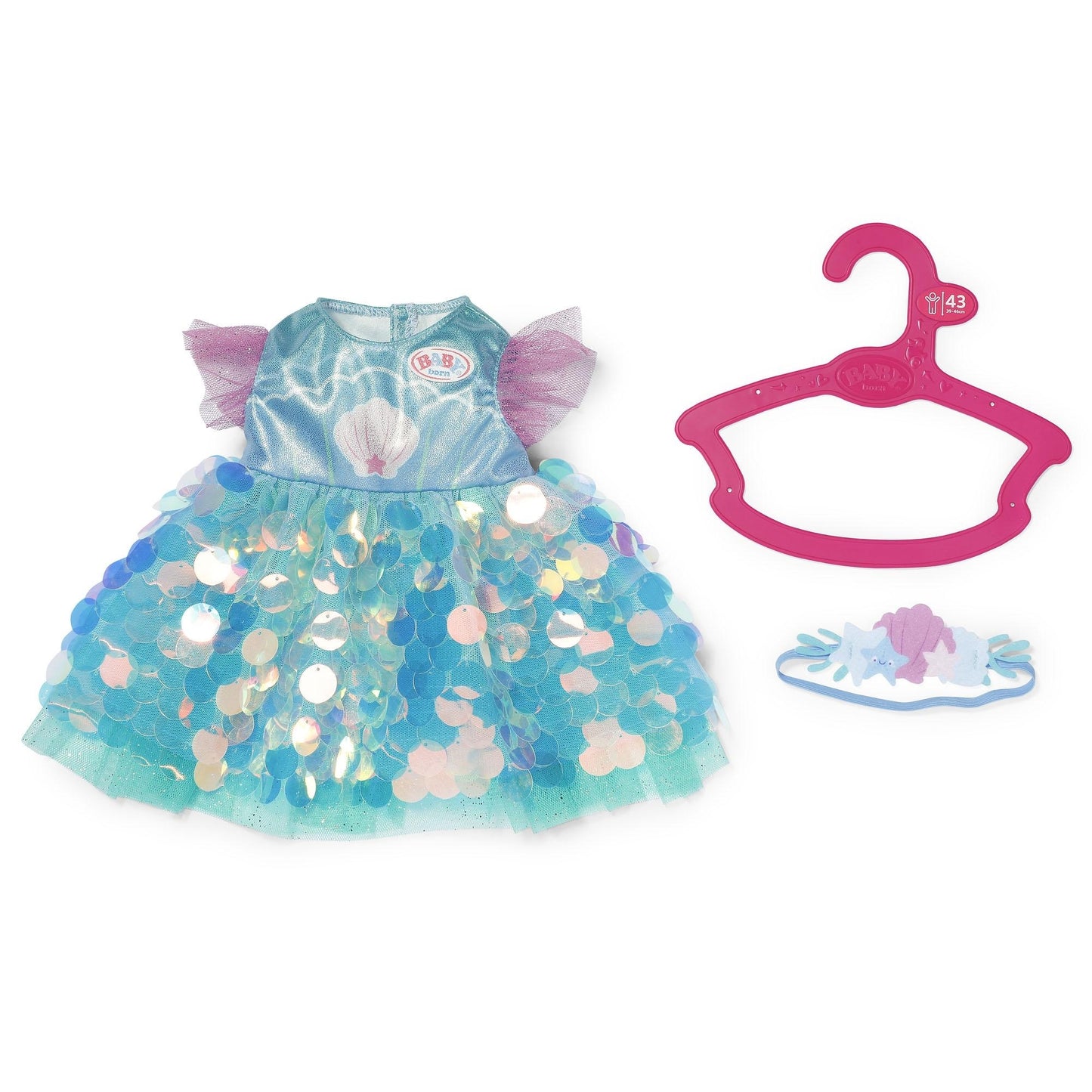 Baby Born Dress Little Mermaid 43cm