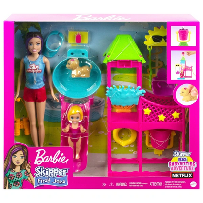 Barbie Skipper Big Babysitting Adventure Water Park Playset