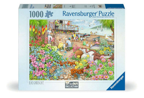 Ravensburger Beach Garden Cafe  1000 Piece Jigsaw Puzzle