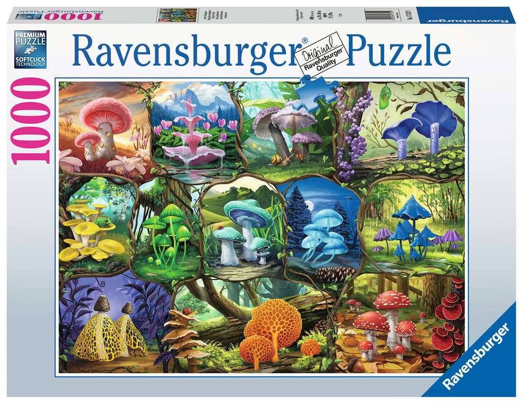 Ravensburger Beautiful Mushroms  1000 Piece Jigsaw Puzzle