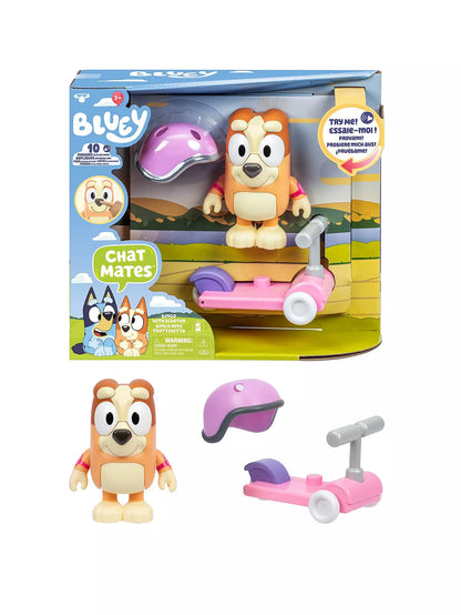 Bluey Chat Mates Scooter & Figure