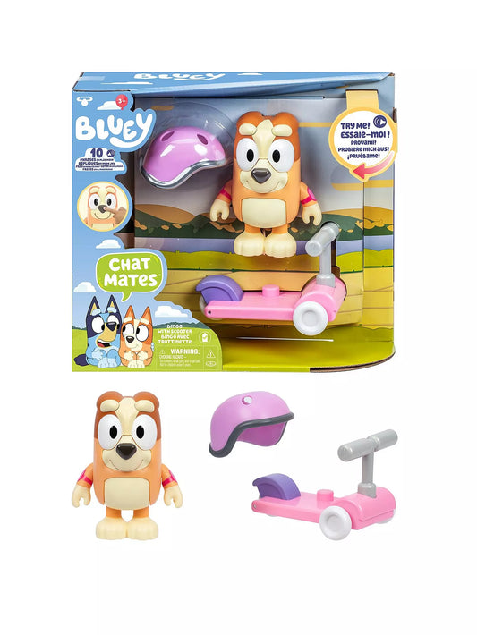 Bluey Chat Mates Scooter & Figure