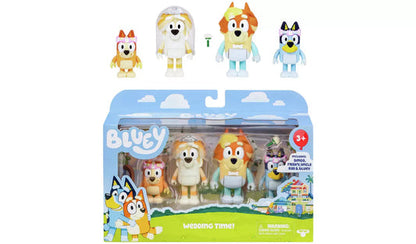 Bluey Figure 4 Pack S13 Assorted