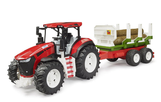 Bruder Roadmax Tractor Forestry Trailer &amp; Logs