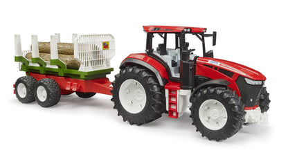 Bruder Roadmax Tractor Forestry Trailer &amp; Logs