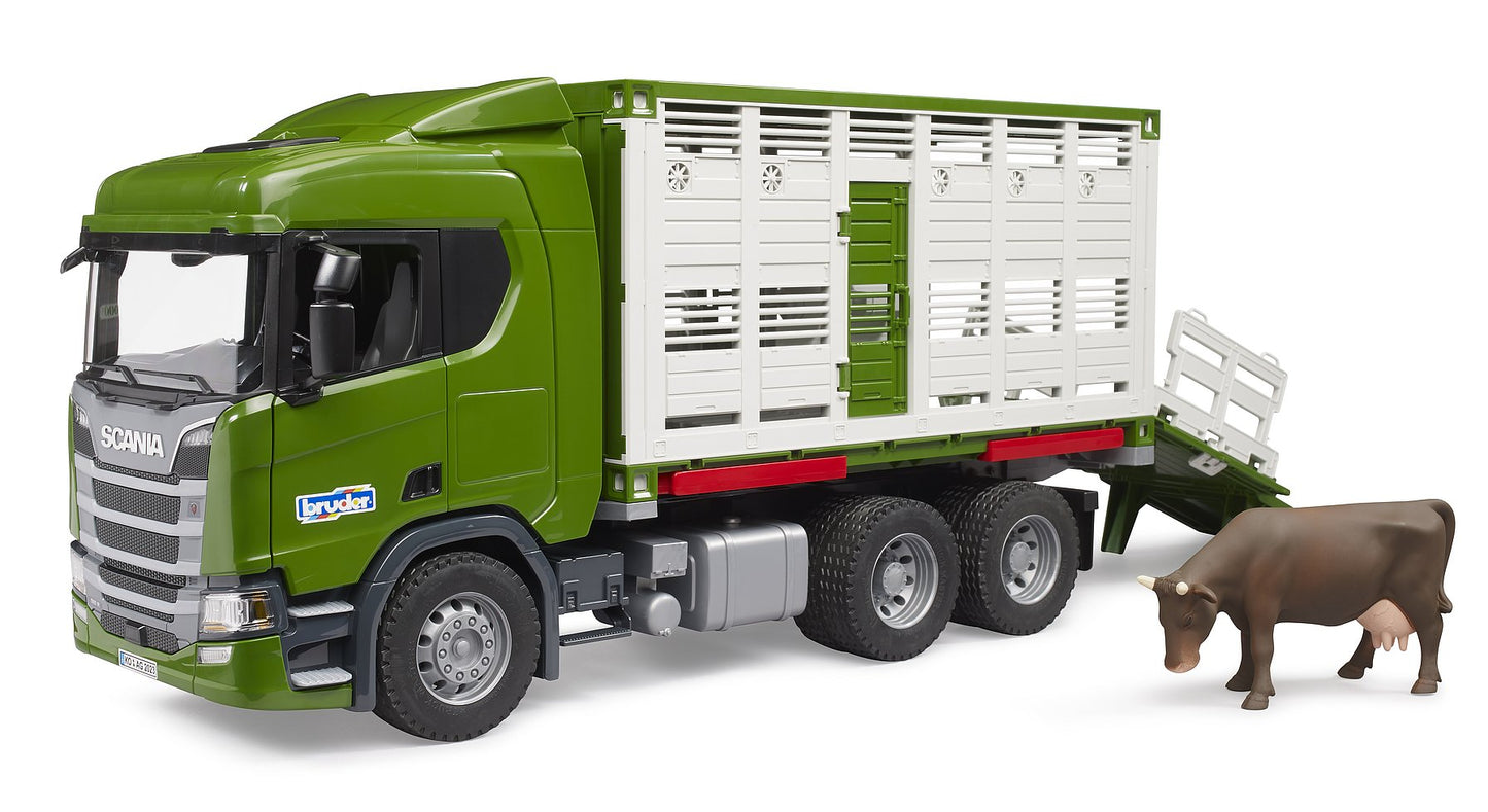 Bruder Scania Super 560R Cattle Transportation Truck