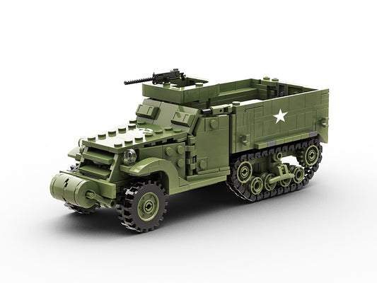 Build Army M3A1 Half Track Armored Personnel Carrier