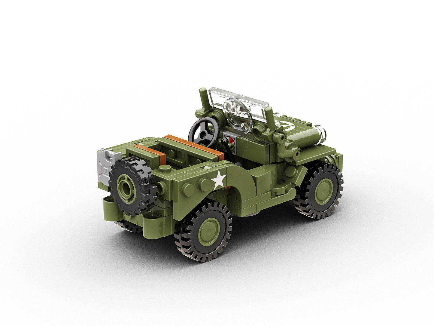Build Army Willys MB Jeep