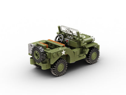 Build Army Willys MB Jeep