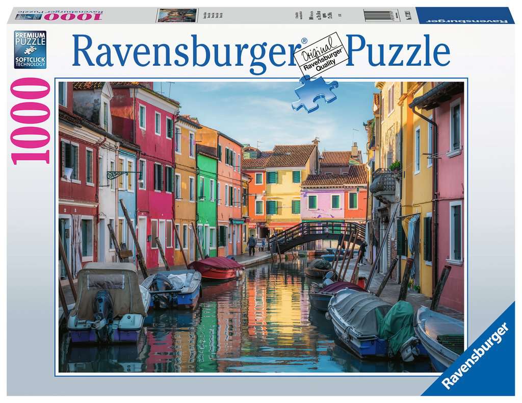 Ravensburger Burano Italy 1000 Piece Jigsaw Puzzle