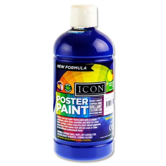 Icon Poster Paint Ultramarine Blue 500ml