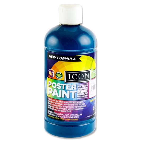 Icon Poster Paint 500ml Turquoise