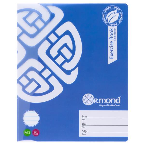 Ormond A12 Copy Book Durable Cover 40 Pages