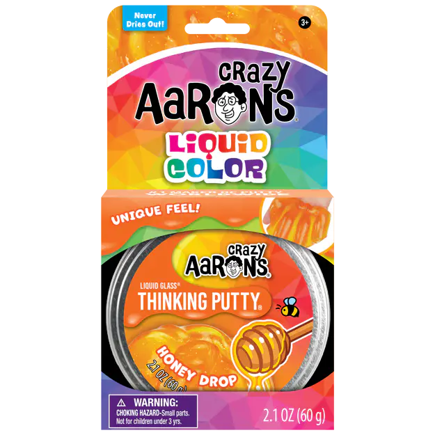 Crazy Aaron's Thinking Putty Honey Drop