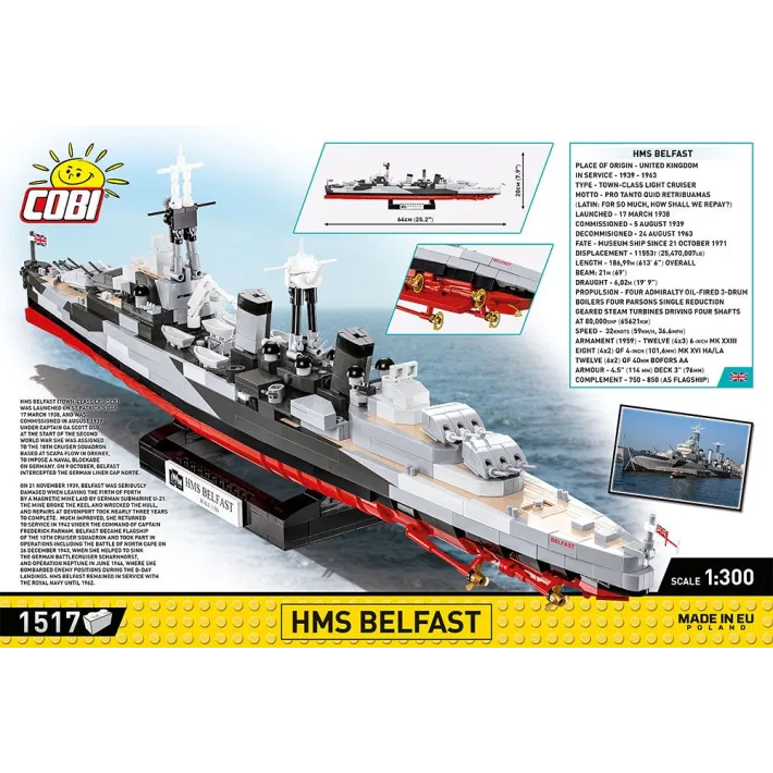 COBI WWII HMS Belfast