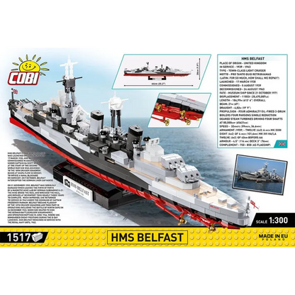 COBI WWII HMS Belfast