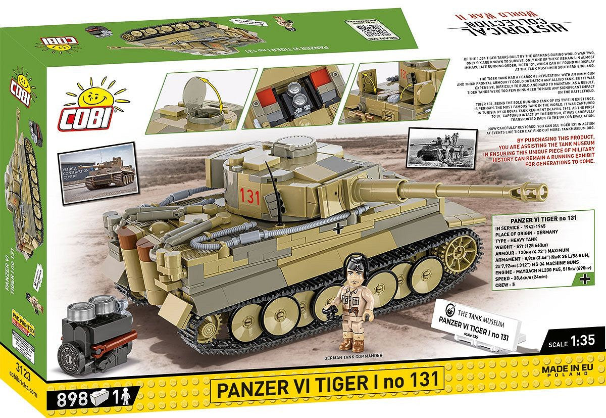 COBI WWII Panzer VI Tiger I no 131