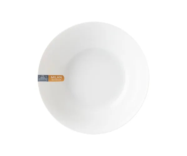 Milan Salad Bowl White 23cm