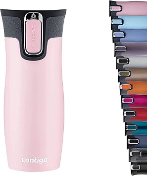 Contigo 16oz West Loop Travel Mug Millenial Pink