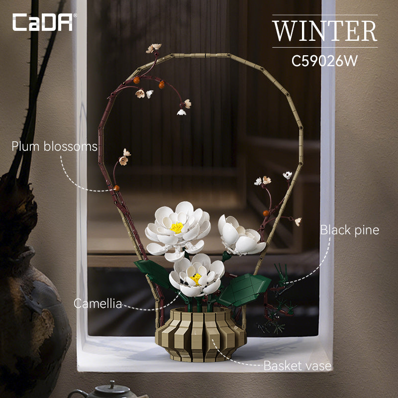 Cada Oriental Floral Art Winter