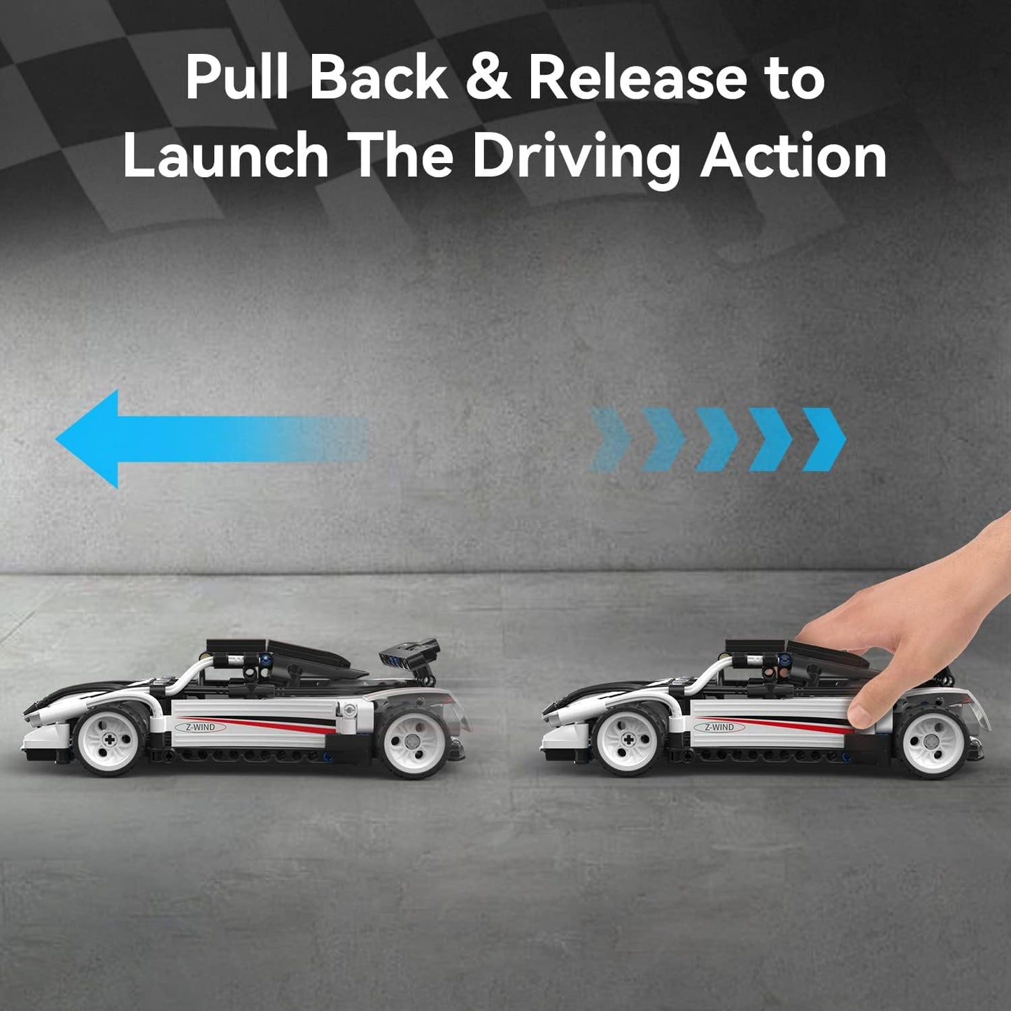 Cada 1:18 Z-Wind Pull back Racing Car