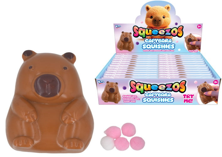 Squishy Capybara Taba with Bobbles