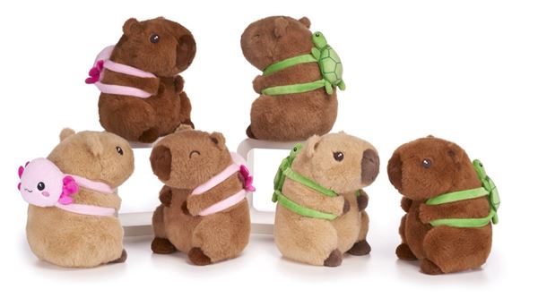 Capybara With Rucksack 10" Assorted