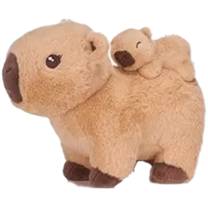Capybara With Baby On Back 10"