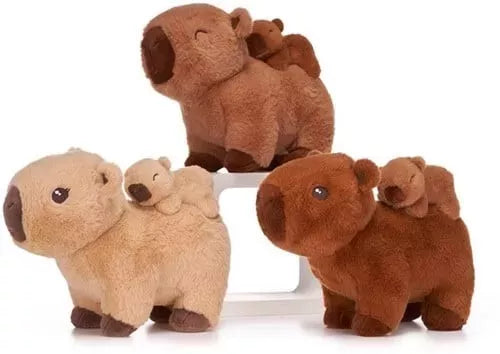 Capybara With Baby On Back 10"
