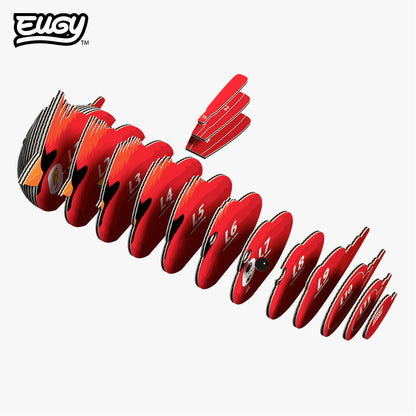 Eugy Cardinal 3D Model Craft Kit
