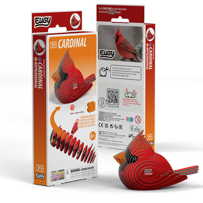Eugy Cardinal 3D Model Craft Kit