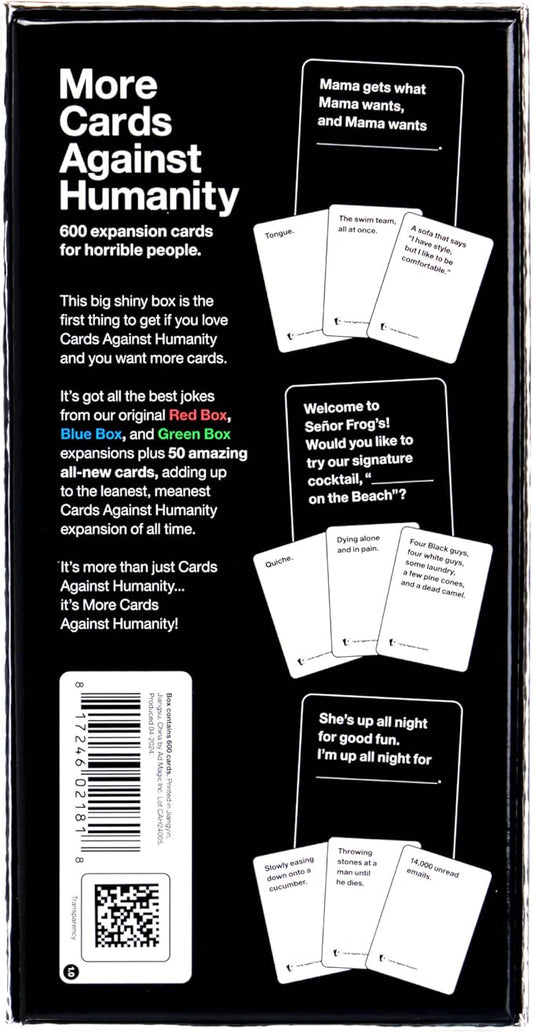 Cards Against Humanity 600 More Cards