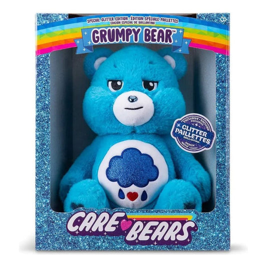 Care Bear Grumpy Bear Glitter Belly 35cm Soft Toy