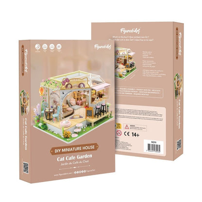 Cat Cafe Garden Minature House